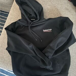 Balenciaga Charcoal Gray Hoodie